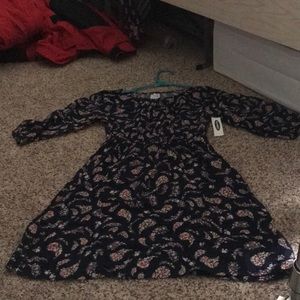 Young girl floral dress